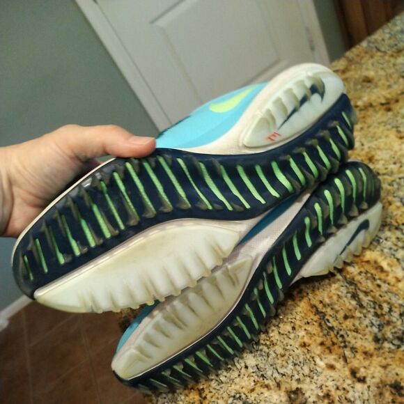 Nike Lunar Control Vapor 2 Men's Size 10 Blue Spikeless Golf Shoes 849971-400 - Picture 11 of 12